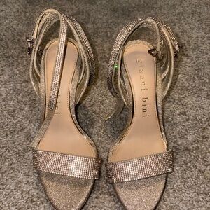 Gianni Bini Glittering Gold Heels